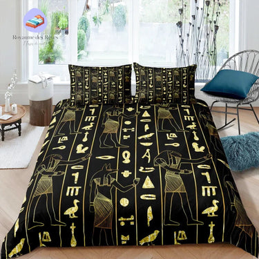 Housse de Couette Egypte Hiéroglyphe